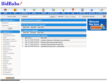 Tablet Screenshot of bidbaba.com
